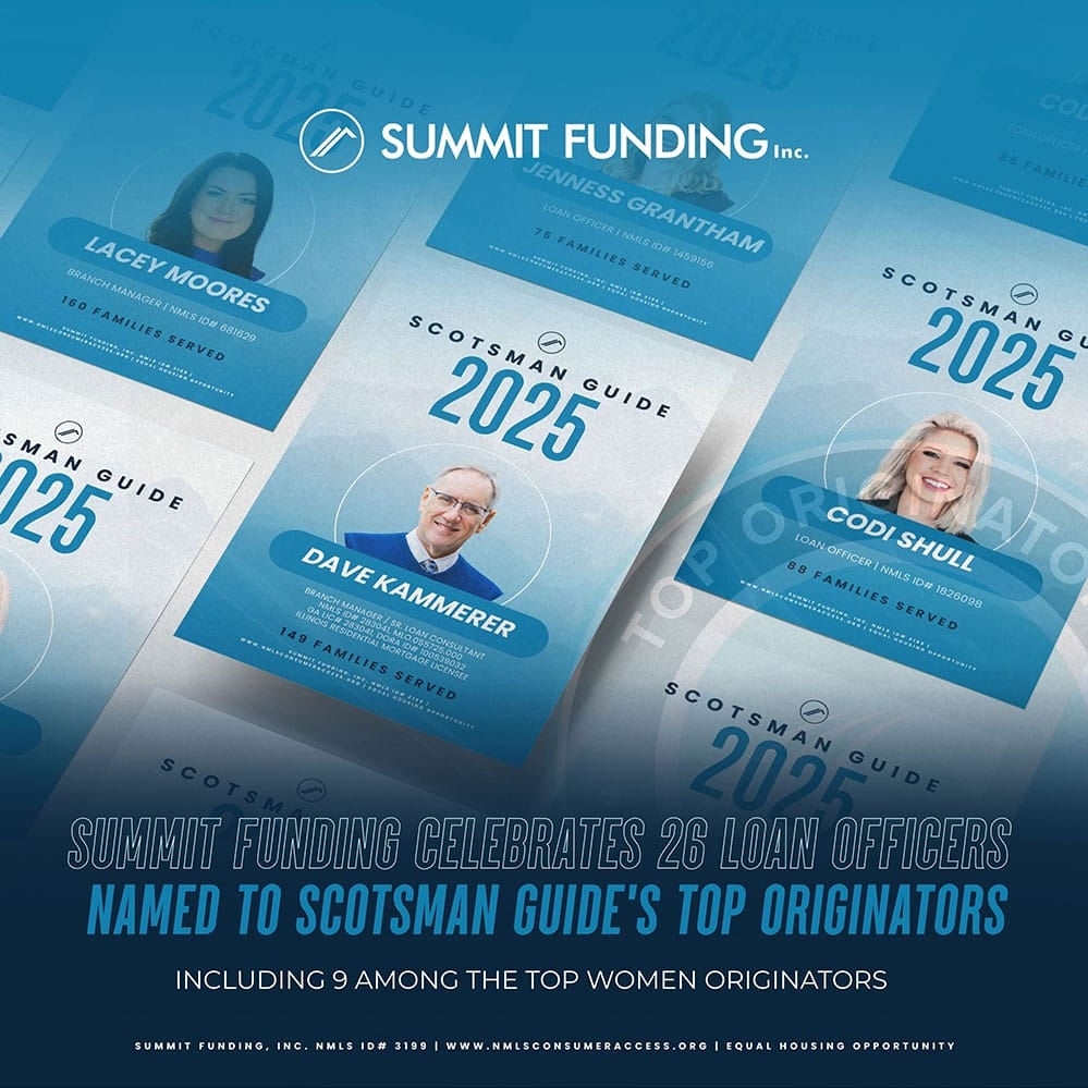 SUMMIT FUNDING CELEBRATES RECOGNITION IN SCOTSMAN GUIDE FOR Q1 2025